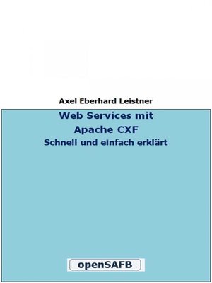 cover image of Web Services mit Apache CXF